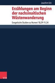 Cover von Erzählungen am Beginn der nachsinaitischen Wüstenwanderung