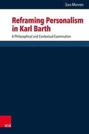 Cover von Reframing Personalism in Karl Barth