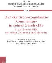 Cover von Der 'Kritisch-exegetische Kommentar' in seiner Geschichte