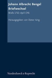 Cover von Johann Albrecht Bengel: Briefwechsel