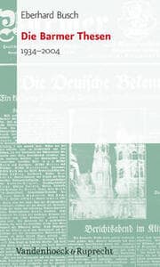 Cover von Die Barmer Thesen 1934-2004