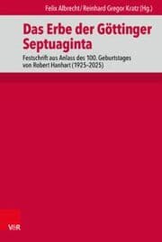Cover von Das Erbe der Göttinger Septuaginta