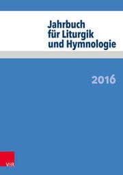 Cover von Jahrbuch für Liturgik und Hymnologie