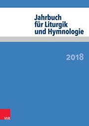 Cover von Jahrbuch für Liturgik und Hymnologie