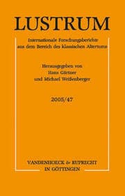 Cover von Lustrum 47/2005