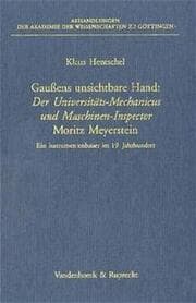 Cover von Gaußens unsichtbare Hand