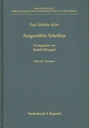 Cover von Ausgewählte Schriften