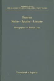 Cover von Kroatien. Kultur - Sprache - Literatur