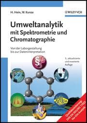 Cover von Umweltanalytik mit Spektrometrie und Chromatographie