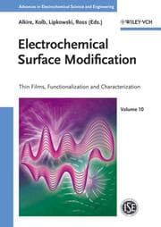 Cover von Electrochemical Surface Modification