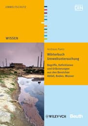 Cover von Wörterbuch Umweltuntersuchung