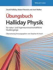 Cover von Übungsbuch - Halliday Physik für natur- und ingenieurwissenschaftliche Studiengänge