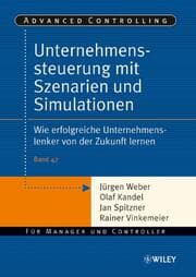 Cover von Unternehmenssteuerung mit Szenarien und Simulationen