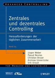 Cover von Zentrales und dezentrales Controlling