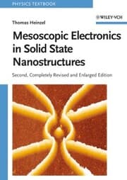 Cover von Mesoscopic Electronics in Solid State Nanostructures