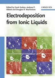 Cover von Electrodeposition from Ionic Liquids