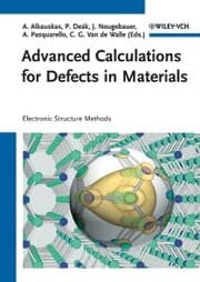 Cover von Advanced Calculations for Defects in Materials