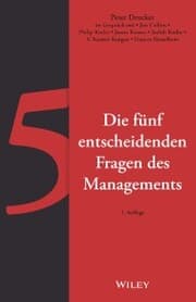 Cover von Die fünf entscheidenden Fragen des Managements