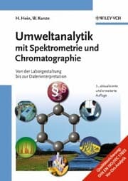 Cover von Umweltanalytik mit Spektrometrie und Chromatographie