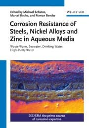 Cover von Corrosion Resistance of Steels, Nickel Alloys, and Zinc in Aqueous Media