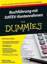 Cover von Buchführung mit DATEV-Kontenrahmen für Dummies