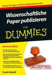 Cover von Wissenschaftliche Paper publizieren für Dummies