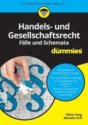 Cover von Handels- und Gesellschaftsrecht - Fälle und Schemata für Dummies