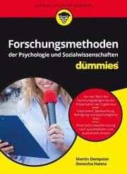 Cover von Forschungsmethoden der Psychologie und Sozialwissenschaften für Dummies