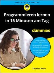 Cover von Programmieren lernen in 15 Minuten am Tag für Dummies