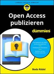 Cover von Open Access publizieren für Dummies