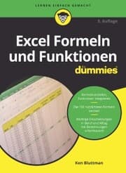 Cover von Excel Formeln und Funktionen für Dummies