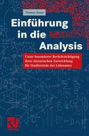 Cover von Einführung in die Analysis