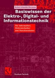 Cover von Basiswissen der Elektro-, Digital- und Informationstechnik