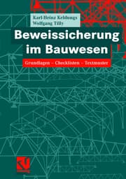 Cover von Beweissicherung im Bauwesen