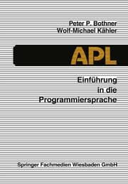 Cover von Einführung in die Programmiersprache APL