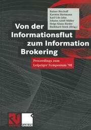 Cover von Von der Informationsflut zum Information Brokering