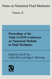 Cover von Proceedings of the Ninth GAMM-Conference on Numerical Methods in Fluid Mechanics