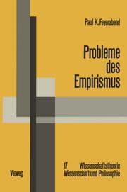 Cover von Probleme des Empirismus