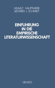 Cover von Einführung in die Empirische Literaturwissenschaft
