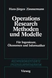 Cover von Methoden und Modelle des Operations Research