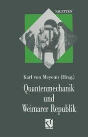 Cover von Quantenmechanik und Weimarer Republik