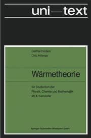 Cover von Wärmetheorie