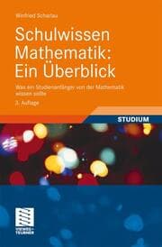 Cover von Schulwissen Mathematik: Ein Überblick