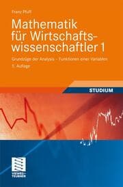 Cover von Mathematik für Wirtschaftswissenschaftler 1