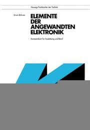 Cover von Elemente der angewandten Elektronik