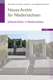 Cover von Neues Archiv für Niedersachsen - Jüdische Kultur in Niedersachsen