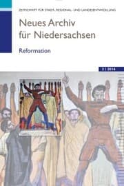 Cover von Neues Archiv für Niedersachsen 2.2016
