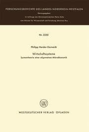 Cover von Wirtschaftssysteme