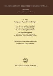 Cover von Cyclocarbonylierungsreaktionen mit Alkinen und Olefinen