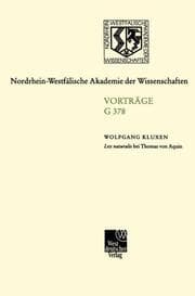 Cover von Lex naturalis bei Thomas von Aquin